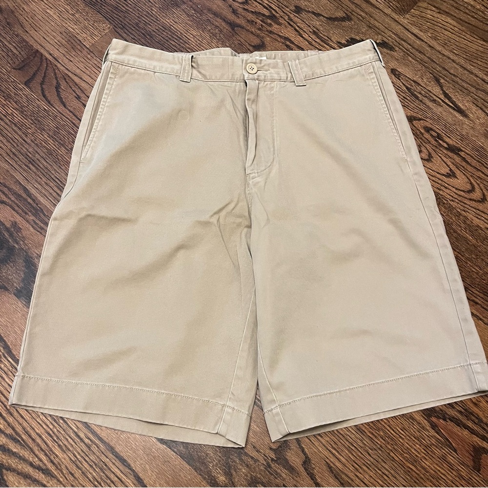 J.Crew Rivington Mens Size 34 Flat‎ Front Shorts Khaki Casual Cotton NEW NWT
